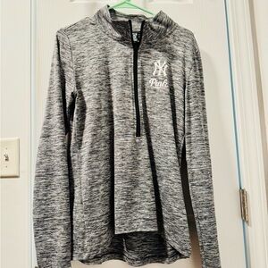 Vintage Pink Ultimate Vs Ny Yankees quarter zip